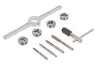 Набір мітчиків та плашок Intertool M4 x 5 x 6 x 8 (10од) (SD-8025)