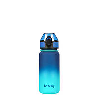 Дитяча пляшка для води LittleBig UZSPACE 3020(Blue-Green) 350 мл, синьо-зелена