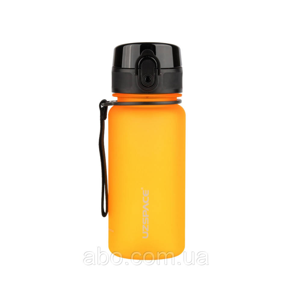 Пляшка для води UZSPACE 3034(Orange) 350 мл, помаранчева, фото 1