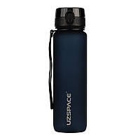 Пляшка для води UZSPACE 3038(Dark-Blue) 1000 мл, темно-синя