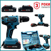 Аккумуляторный дрель-шуруповерт Bosch TSR 24-2LI (24V, 6AH) с НАБОРОМ инструментов в кейсе бош 24В qr