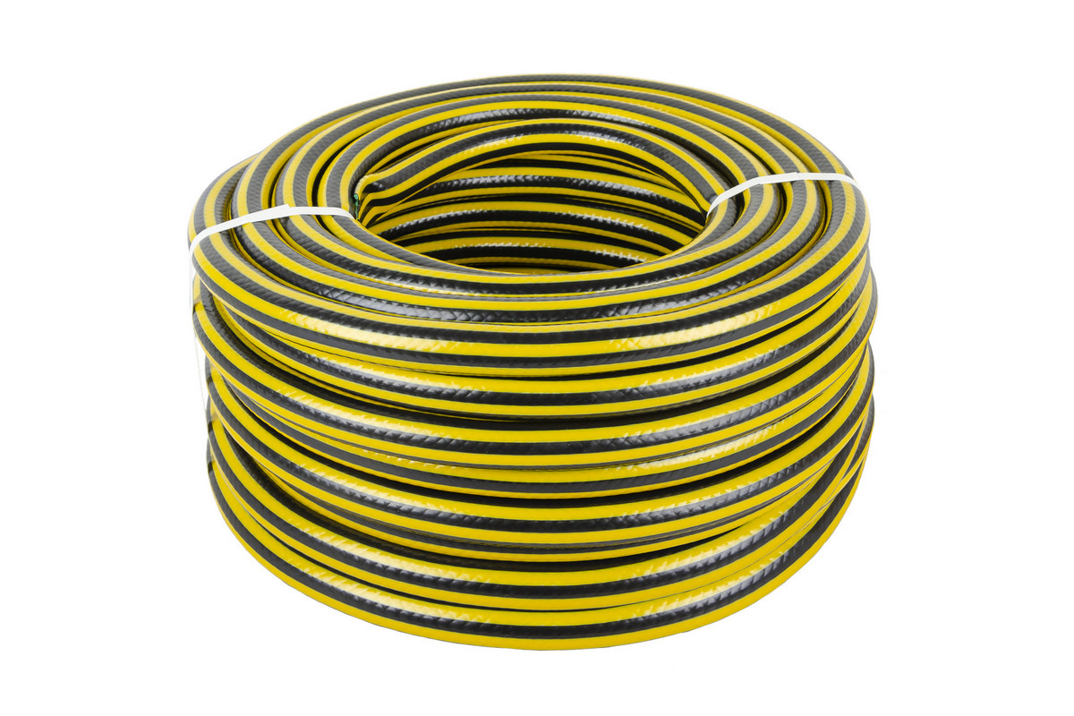 Шланг для поливання MASTERTOOL "PCHELKA" 3/4" 30 м чорно-жовтий 92-1068, фото 1