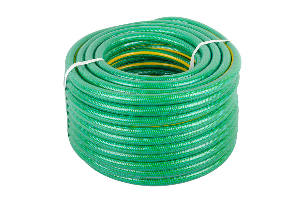 Шланг для полива MASTERTOOL "TROPIC" 1/2" 50 м зеленый 92-1085, фото 1