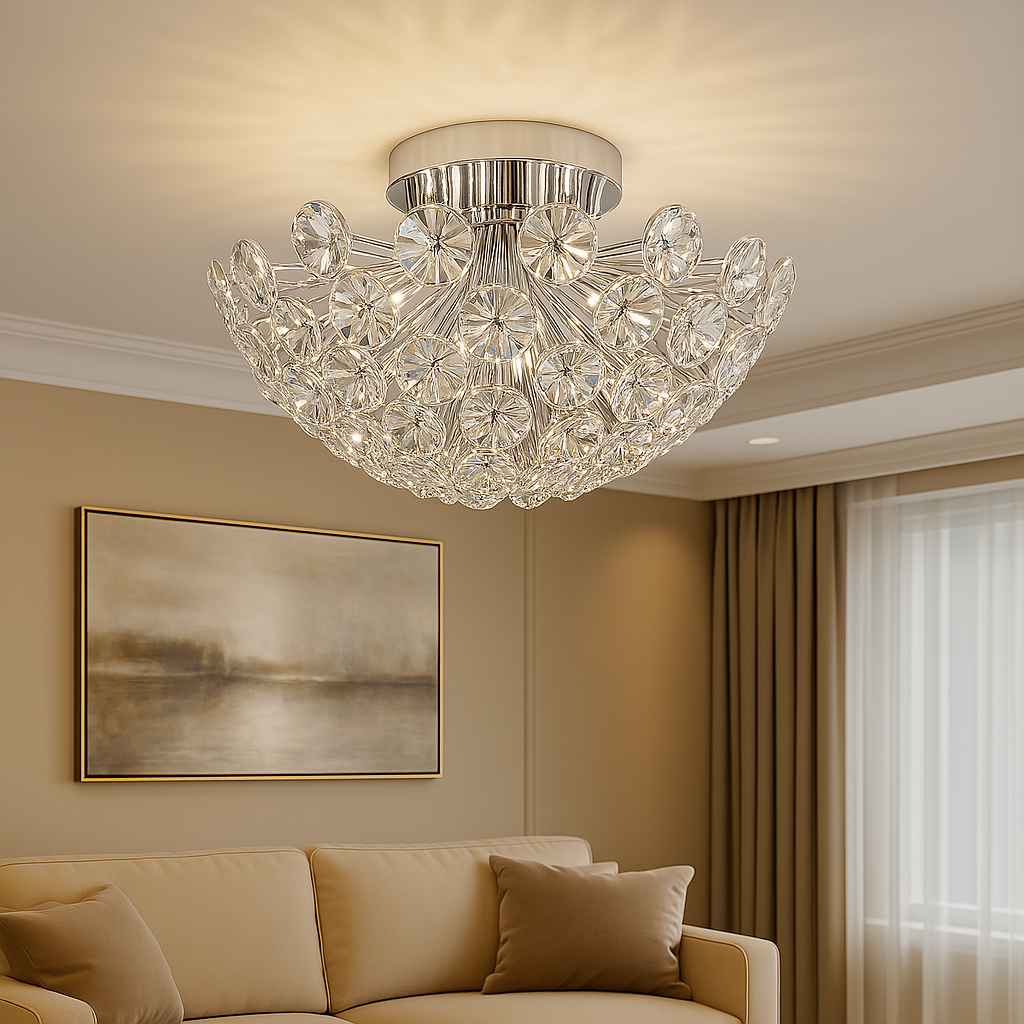 Стельова люстра Кульбаба Artlight цоколь  ламп 5 шт колір  21623/420CH