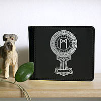 Кошелек с руной Манназ в скандинавском стиле Символ Человечности