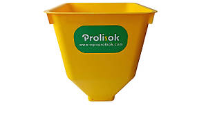 Пластиковий кошик для засипання корму, комплектуючі до приймального бункера 60 л