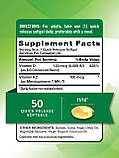 Nature's Truth K-2 + D3 (100 mcg MK-7, 5000 IU) 50 гелевих капсул, фото 3