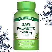 Для простати Nature's Truth Saw Palmetto 2400 мг на порцію 120 капсул