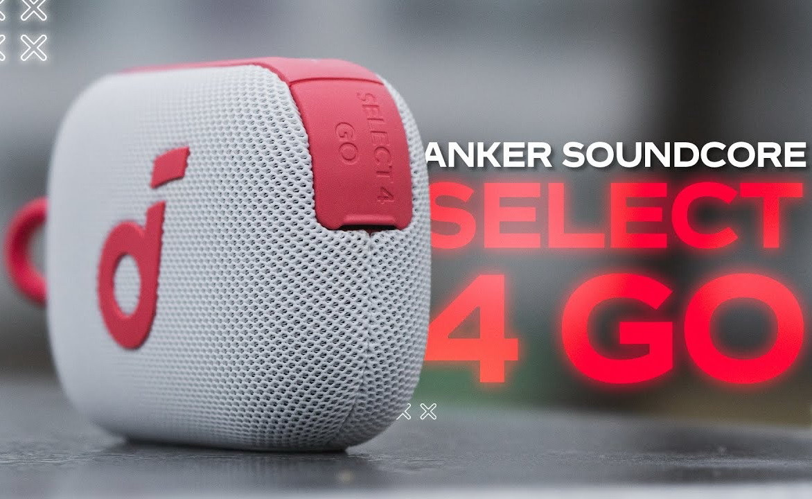 Колонка Anker Soundcore Select 4 Go Red (5W, 2400 mAh, USB-C, AUX, BT5.4, IP67, TWS, до 20 годин)