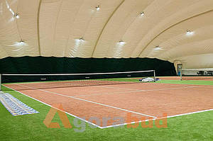 Строительство кортов в Киевской области (Подгорцы) с профессиональной сертифицированной искусственной травой