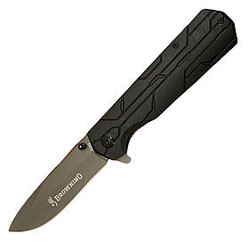 Розкладний ніж Browning F203 з кліпсою 22см Black (7_02160)