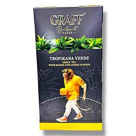 Чай зелений Graff Tropikana Verde 20 пакетів