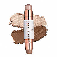 Хайлайтер та контур Match Bogenia Stick Highlighter & Contour 24 гр BG656 №002
