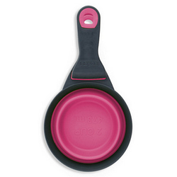 Мірний стакан складний на кліпсі для собак і кішок Dexas (Дексас) Collapsible KlipScoop 480 мл рожевий