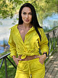 Жіночий костюм літній льняний новинка 2025, фото 6