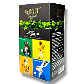 Чай зелений Graff байховий Асорті саше 24 шт.