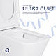 Унітаз підлоговий Qtap Tern Ultra Quiet безобідковий із сидінням Soft-Close QT17222175AUQ1W White, фото 6