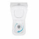 Унітаз підлоговий Qtap Tern Ultra Quiet безобідковий із сидінням Soft-Close QT17222175AUQ1W White, фото 7