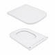 Унітаз підлоговий Qtap Tern Ultra Quiet безобідковий із сидінням Soft-Close QT17222175AUQ1W White, фото 9
