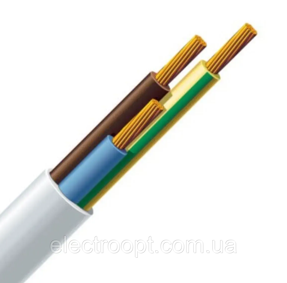 Мідний дріт ПВС 3*4 Одеса ГОСТ круглий, гнучкий (кратно 5 м)