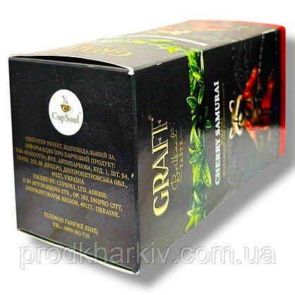 Чай зелений CHERRY SAMURAI 20 пакетів, фото 5