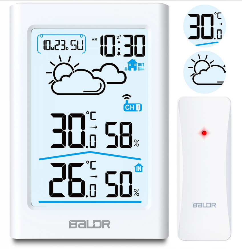 Метеостанція BERDSEN BD-911 White (391101)