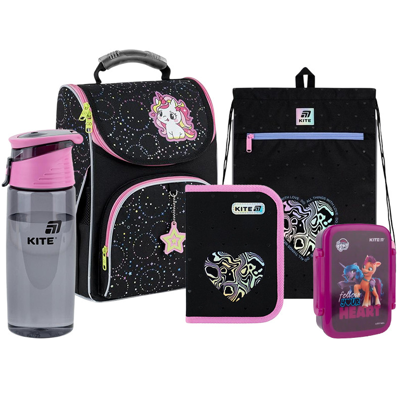 Шкільний набір 5 в 1 Magical Unicorn GO25-5001S-4