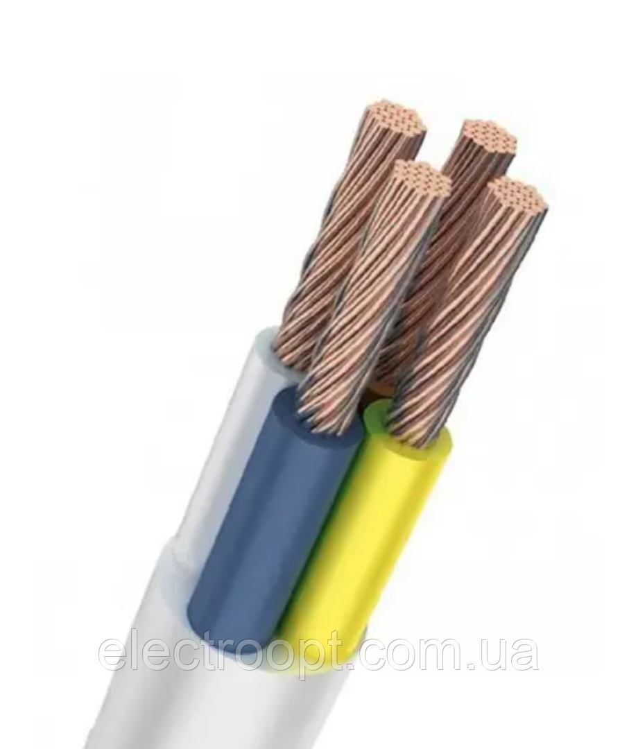 Мідний дріт ПВС 4*6 Одеса Каблекс круглий (кратно 5 м)