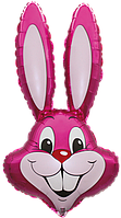 Фольгована кулька Flexmetal 35"(90х58 см) Кролик фуксія