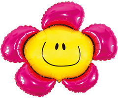 Фольгована кулька Flexmetal 41"(88х102 см) Квітка фуксія