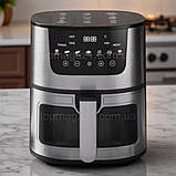 Електрична фритюрниця Top Kitchen 4000 Вт на 10 л мультипіч з дисплеєм і таймером, фото 2