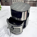 Електрична фритюрниця Top Kitchen 4000 Вт на 10 л мультипіч з дисплеєм і таймером, фото 5