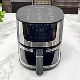 Електрична фритюрниця Top Kitchen 4000 Вт на 10 л мультипіч з дисплеєм і таймером, фото 3
