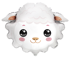 Фольгована кулька Flexmetal 30"(58х75 см) Овечка (голова)