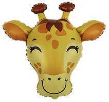 Фольгована кулька Flexmetal 31"(68х80 см) Жирафа (голова)