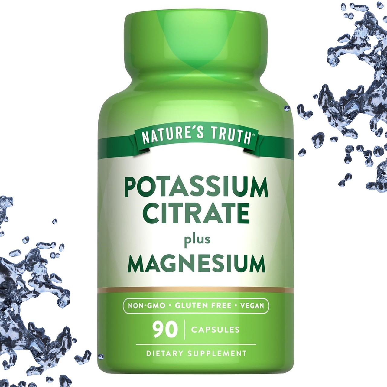 Nature's Truth Potassium Citrate plus Magnesium 90 капсул (Цитрат Калію + Магній)