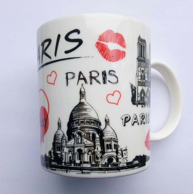 Чашка, кружка Paris керамическая в подарочной упаковке - фото 3 - id-p463160033