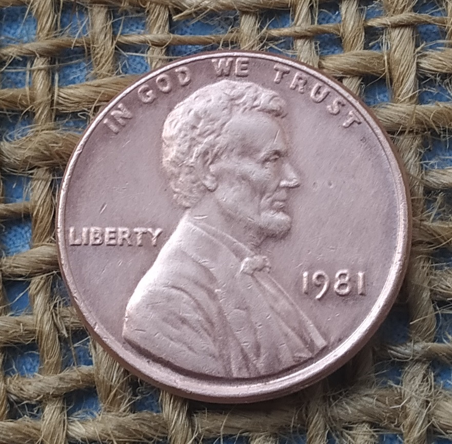 1 цент 1981 року.  США