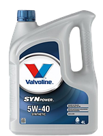 Олива моторна Valvoline Synpower 5W-40, 4л