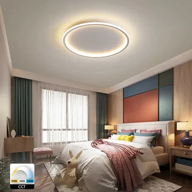 Світлодіодна Led люстра smart 90 Вт з пультом до 20 м² Feron AL6070 RING 90W