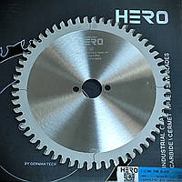 HERO Пила 160х2,2x1,6х20 мм 56z NEG по ДСП і алюмінію