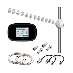 Потужний 4G WI-FI комплект 4G роутер Novatel 8000 + антена стріла MIMO 5 на 20 дБ