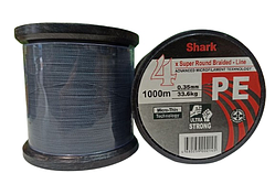 Шнур риболовний Shark 1000м 0.35мм 33.6кг