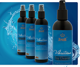 Спрей-дезінфектор для поверхонь та секс-іграшок Vibratissimo Toy Cleaner, 300 мл (термін по 01.2026)