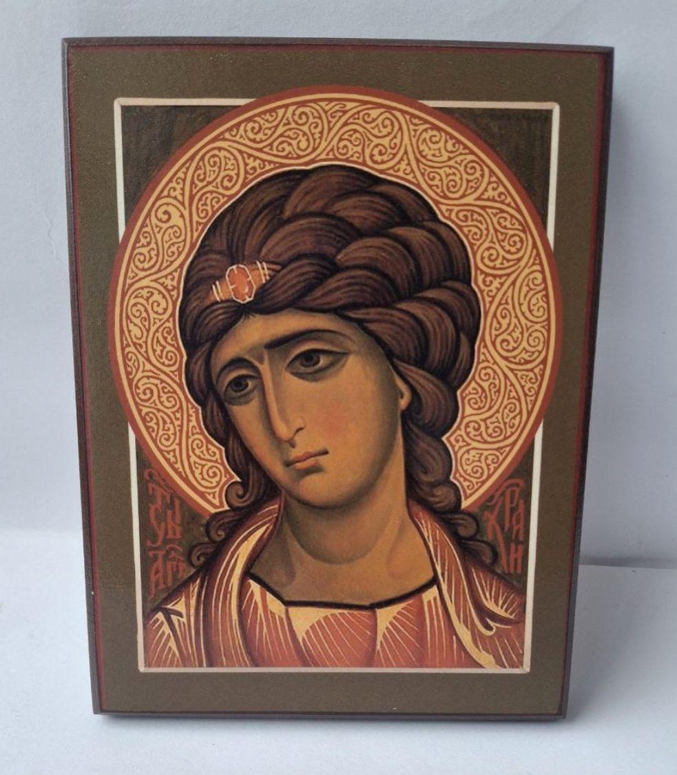 Унікальна ікона Архангела Гавриїла 16*12см, фото 1
