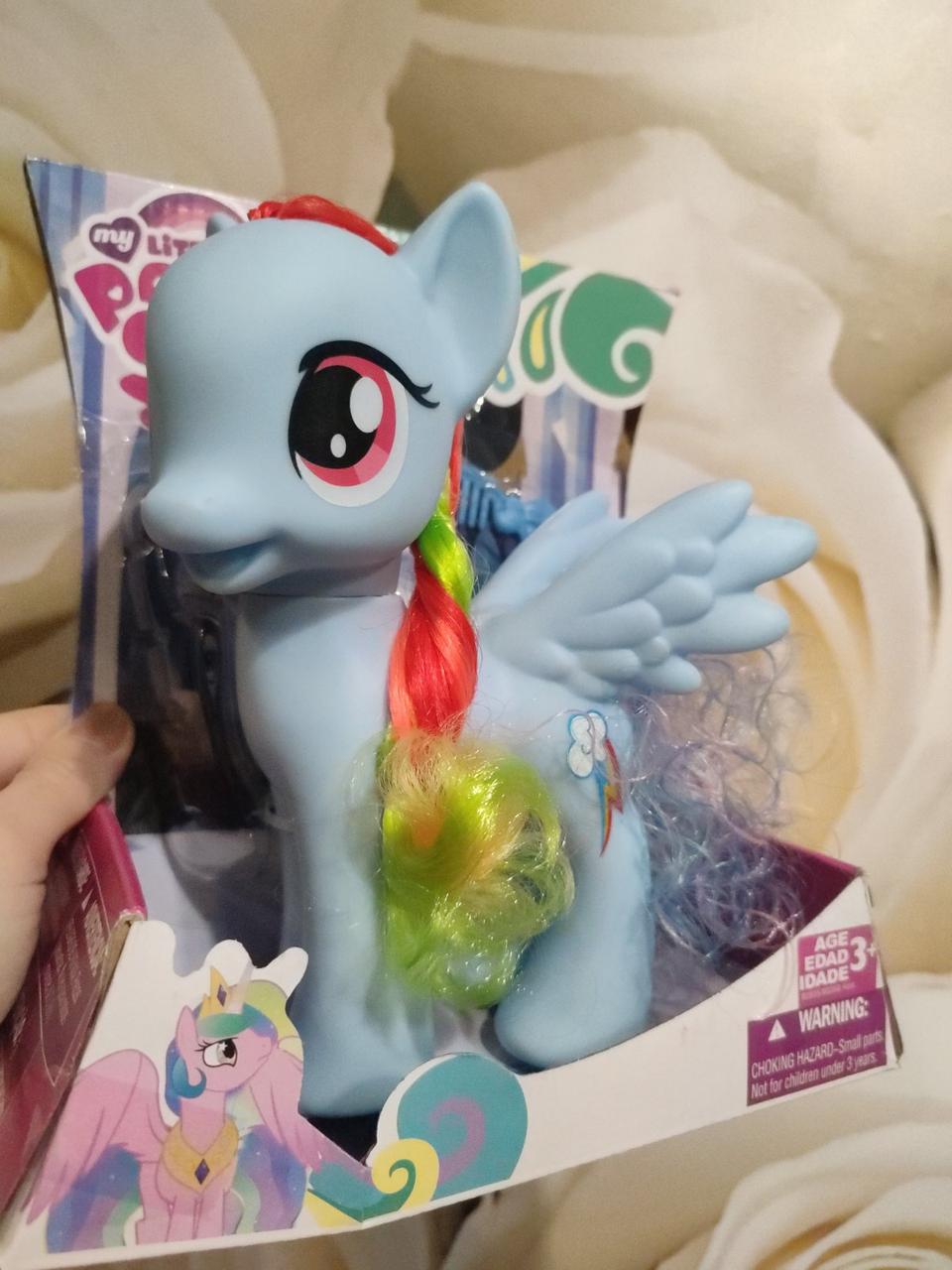 Велика фігурка Поні Рейнбоу Деш My Pony Rainbow Dash 22 см висота