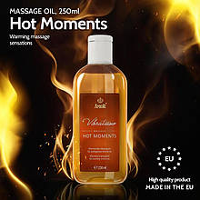 Зігріваюча масажна олійка Vibratissimo Hot Moments, 250 мл