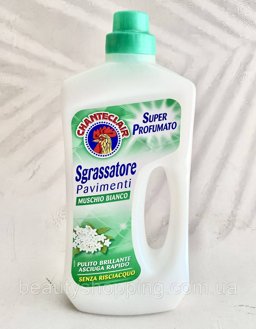Засіб для миття підлоги Chante Clair Sgrassatore Pavimenti Muschio Bianco білий мускус знежирюючий 750 мл