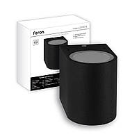 Архітектурний накладний світильник Feron DH014 GU10 під лампу чорний