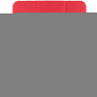 Чохол Smart Case Open buttons для Apple iPad Air 13'' (2024-25) Red